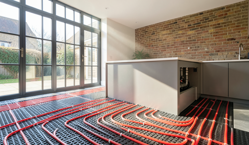 Retrofitting underfloor heating