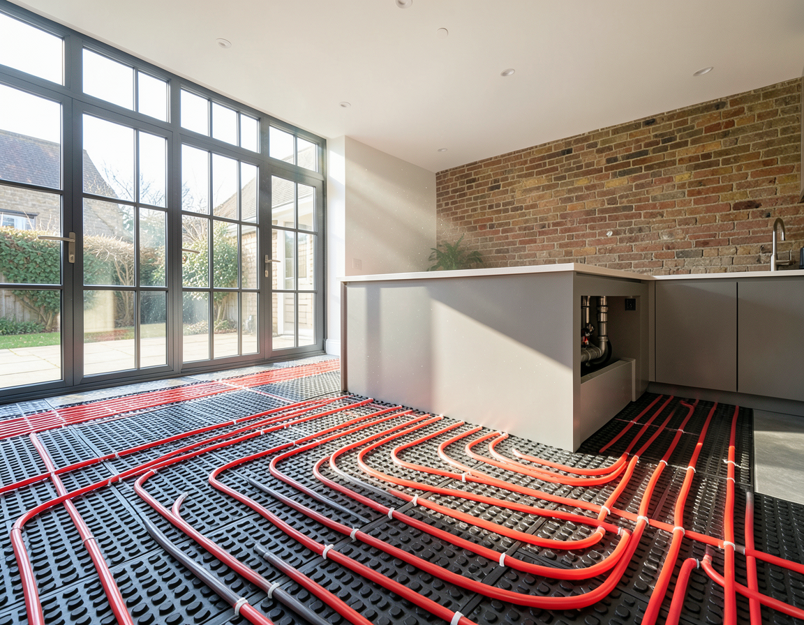 Retrofitting underfloor heating