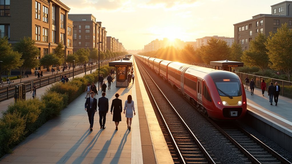 fast rail boosts commuter appeal