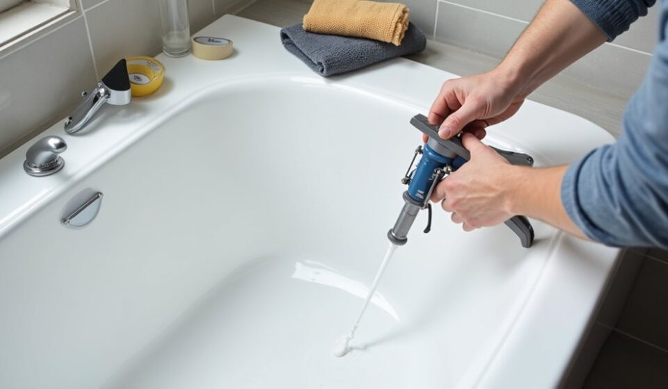 sealing baths and sinks